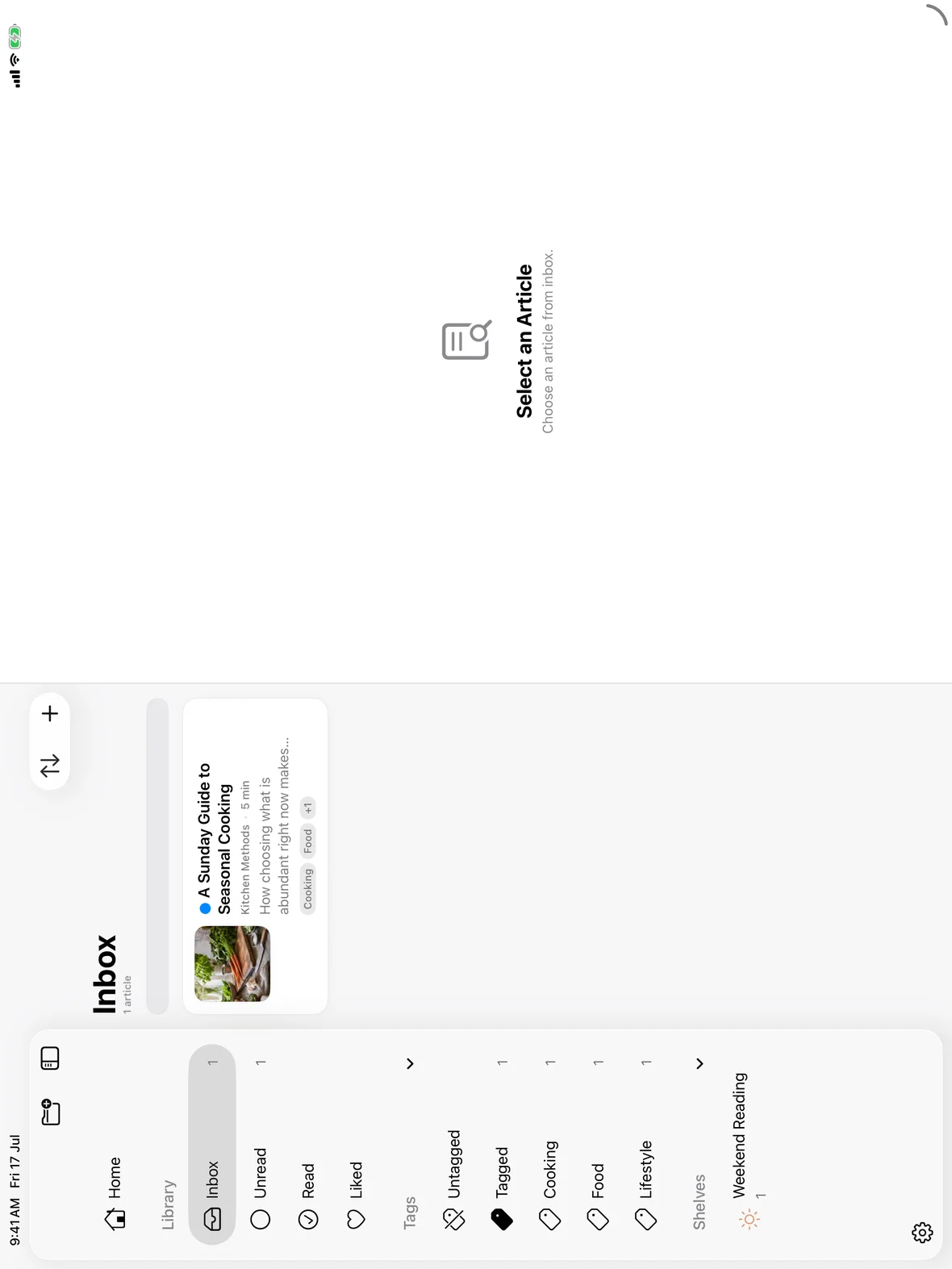 PagePanda Inbox shown on iPad.