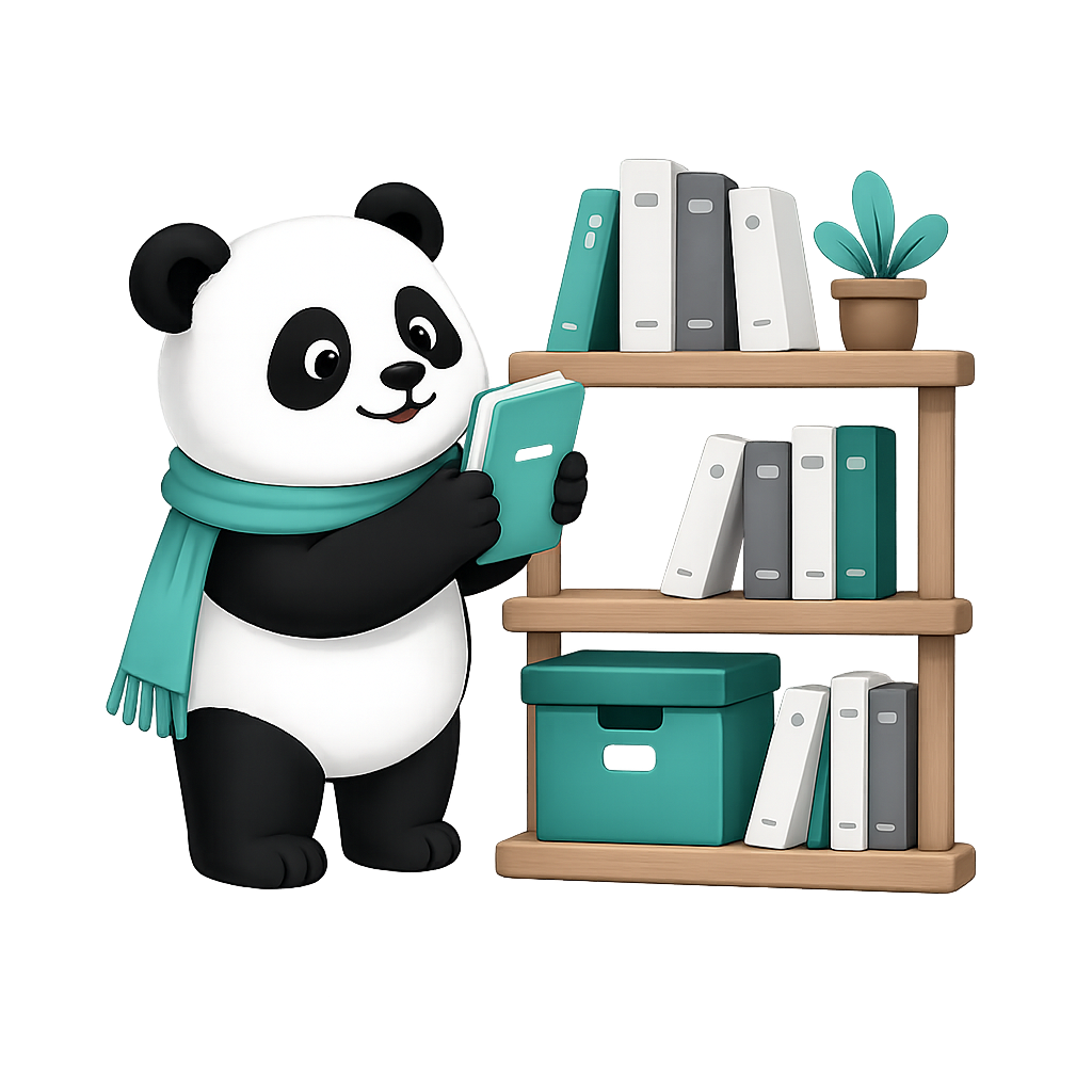Organized reading library with PagePanda